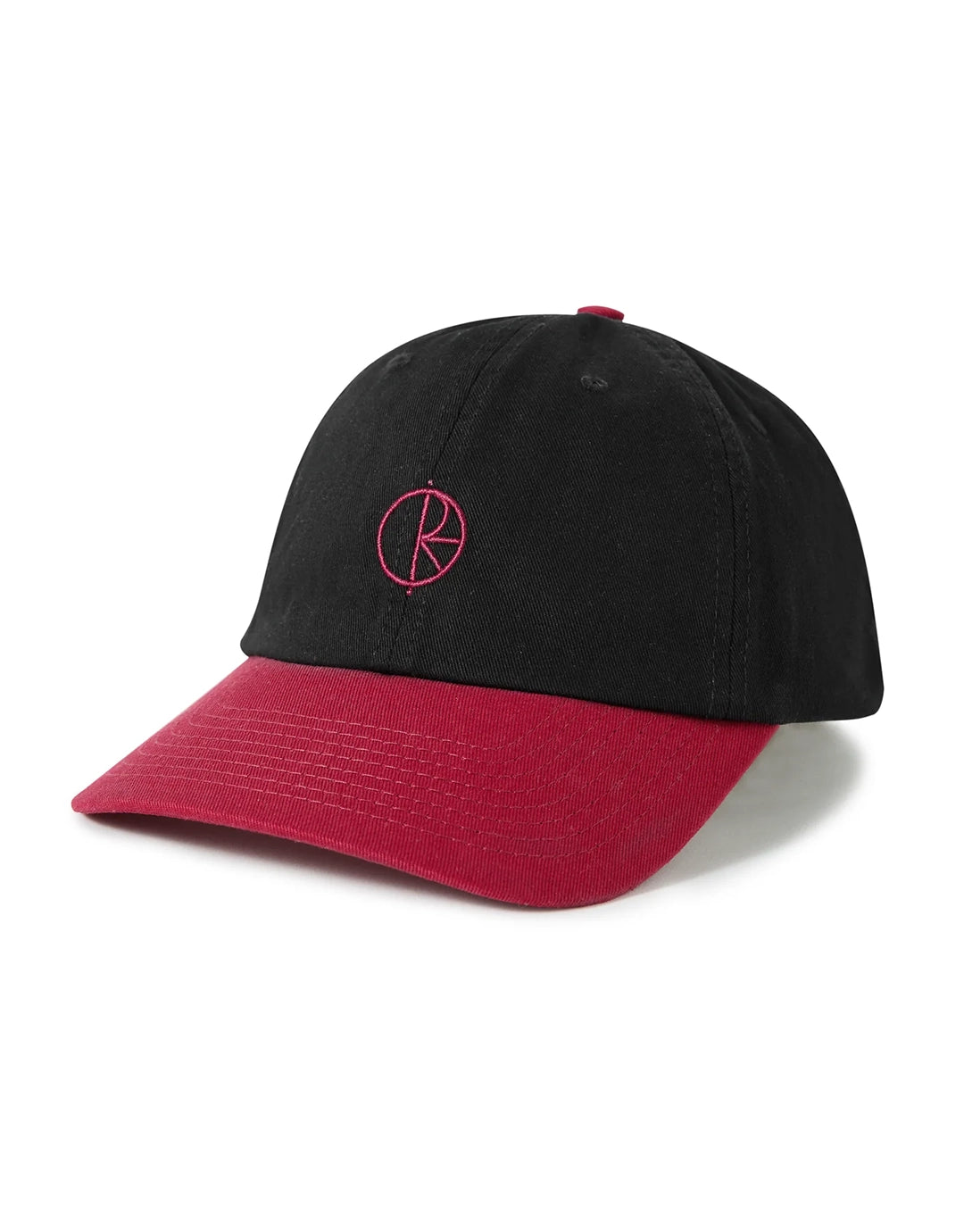 Stroke Logo Sai Cap - Black / Redcurrent