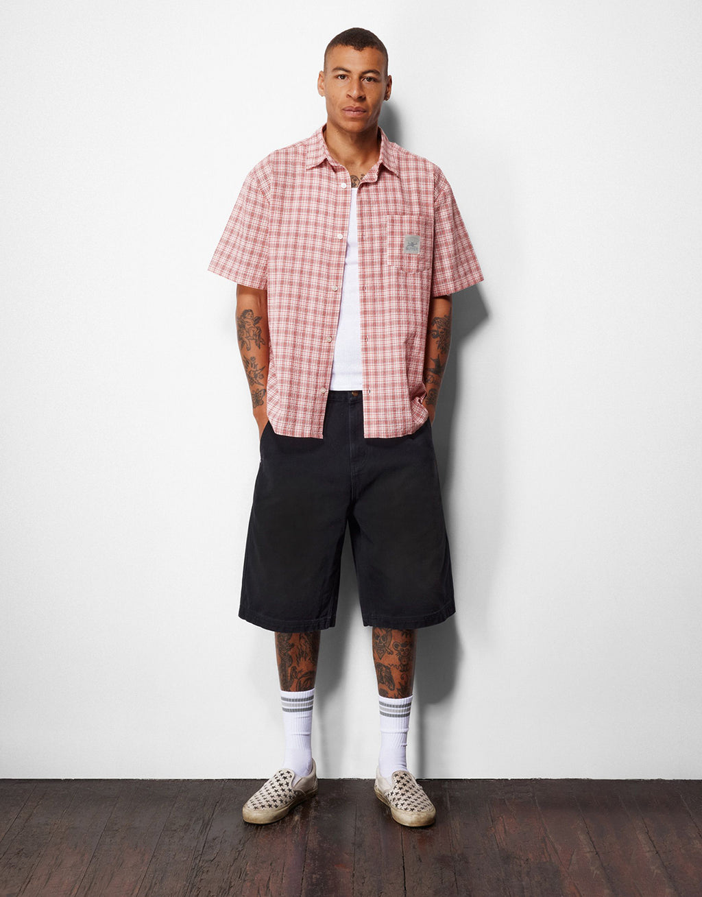 Equipment Short Sleeve Shirt - Rhubarb by Butter Goods - view 6