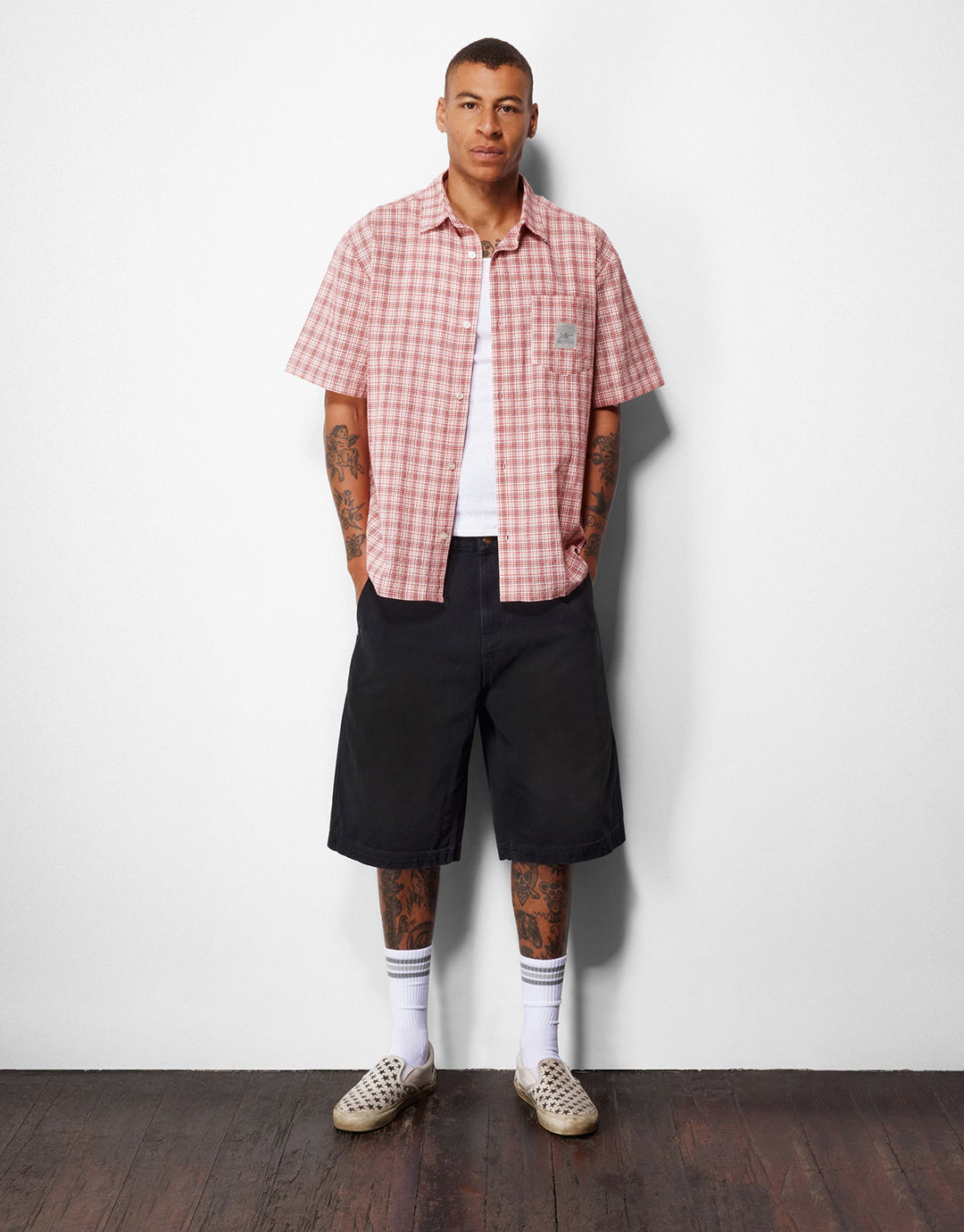 Equipment Short Sleeve Shirt - Rhubarb by Butter Goods - view 6