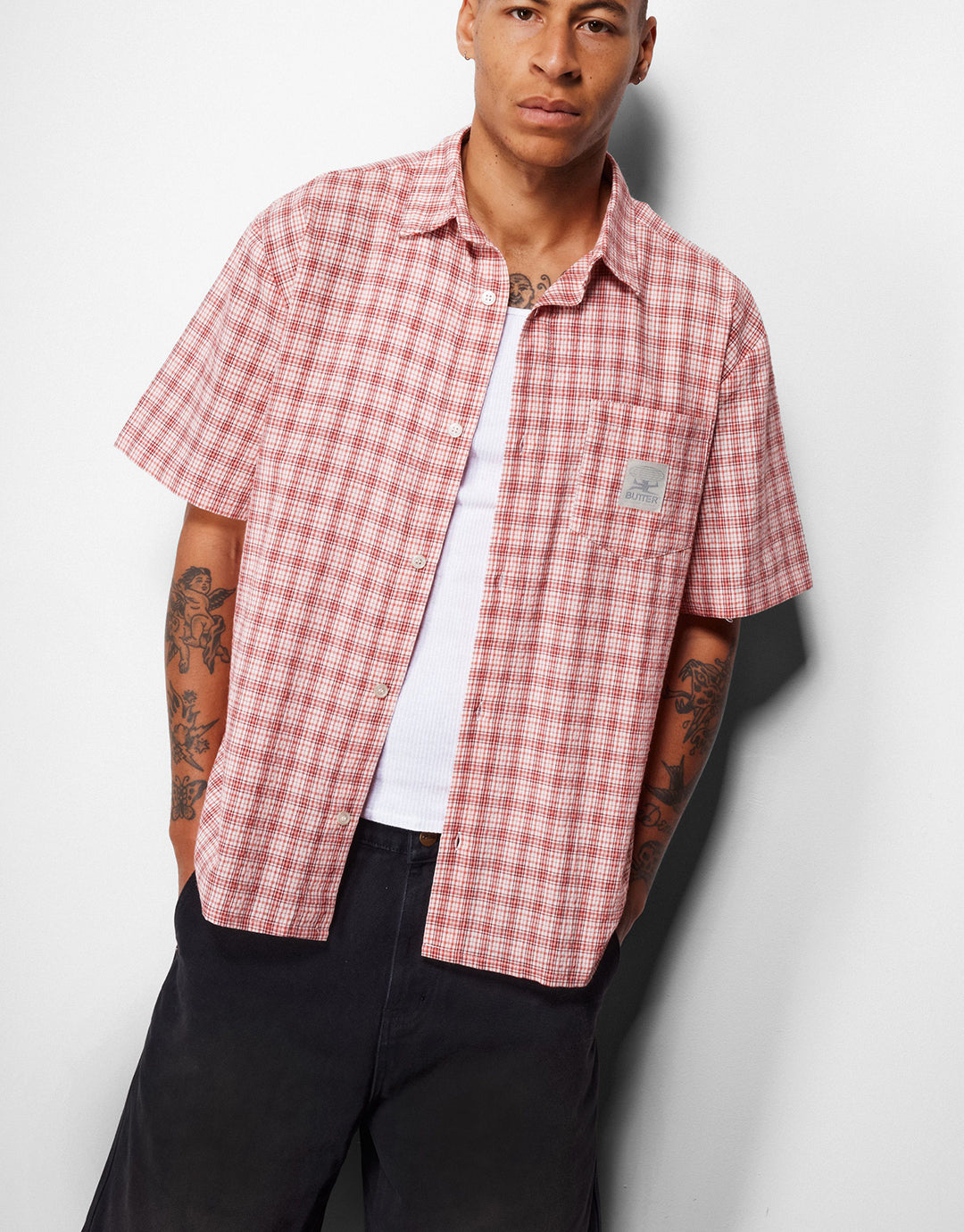 Equipment Short Sleeve Shirt - Rhubarb by Butter Goods