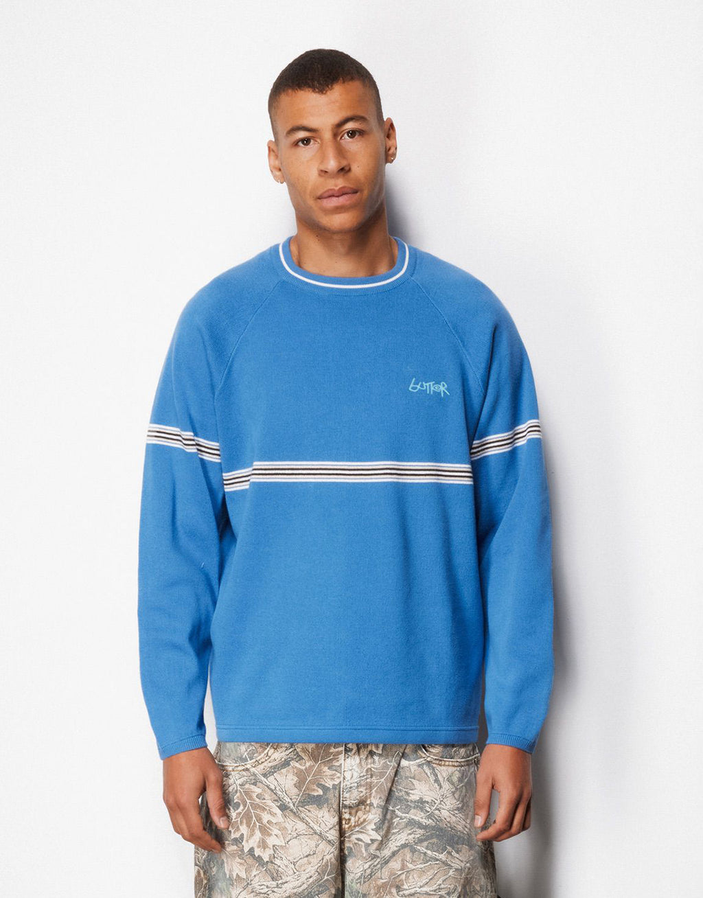 Pier Knit Sweater - Pacific by Butter Goods