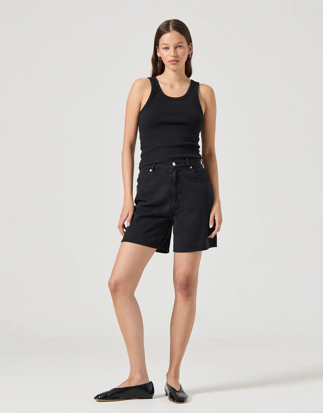 Super Mirage Denim Shorts - Lyocell Ash