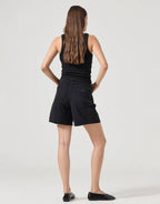Super Mirage Denim Shorts - Lyocell Ash by Rollas - view 3