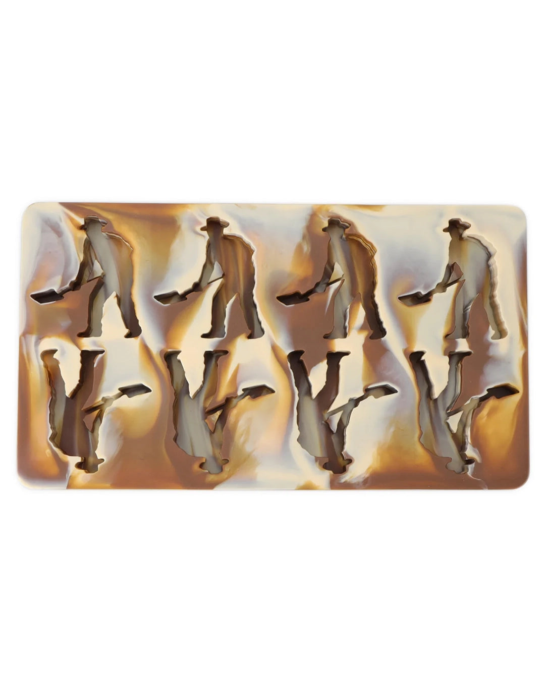 Digger Man Ice Tray - Brown Marble