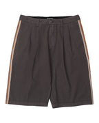 Herringbone Leagues Club Stripe Short - Dark Brown by Pass-Port - view 5
