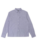 Workers Sripe Shirt Long Sleeve - Indigo by Pass-Port