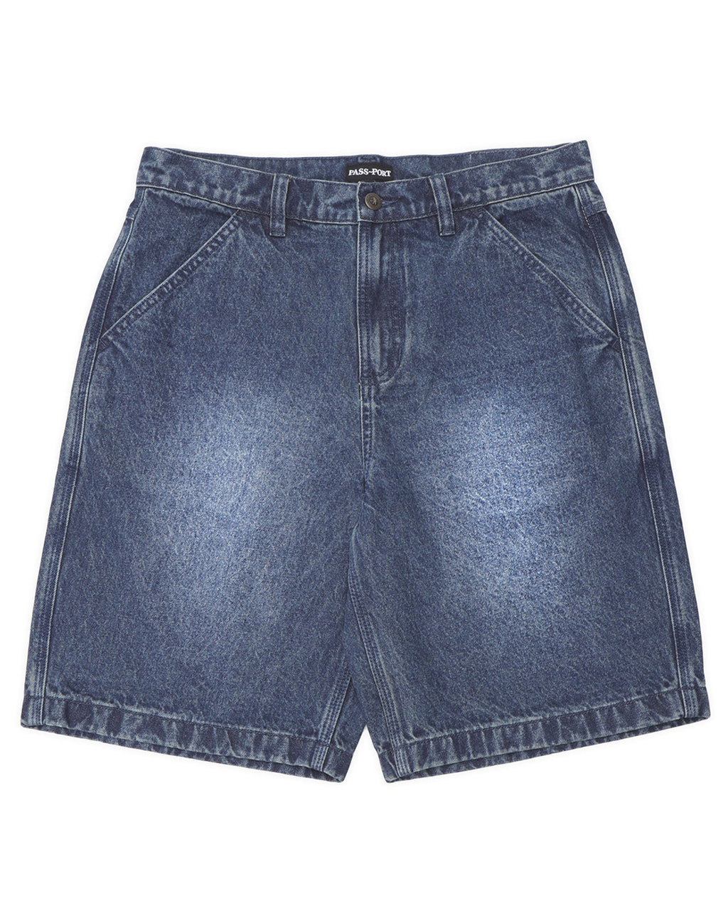 Workers Club Classic Jean Shorts - Washed Dark Indigo