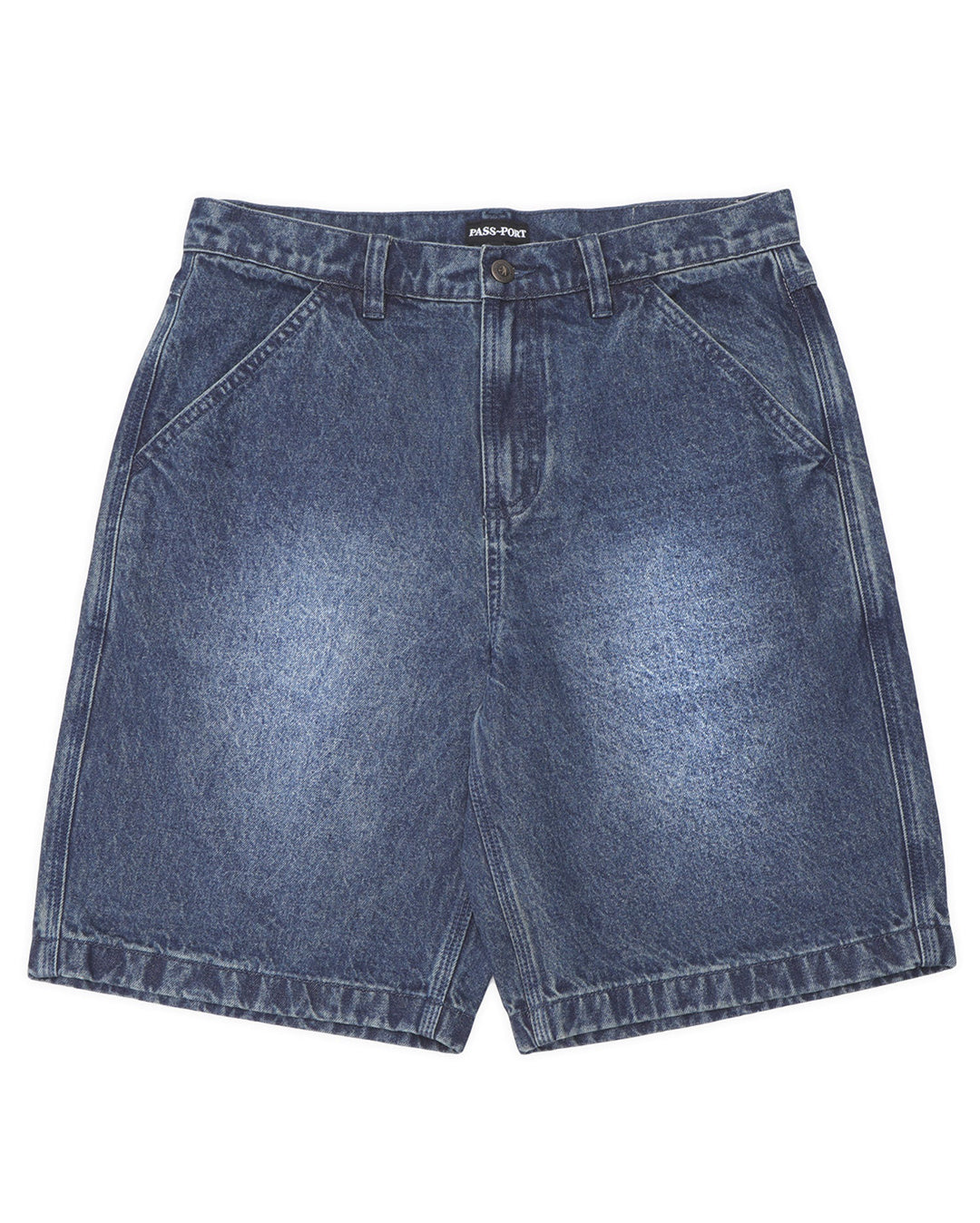 Workers Club Classic Jean Shorts - Washed Dark Indigo