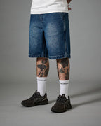 Workers Club Classic Jean Short R46 - Washed Dark Indigo by Pass-Port