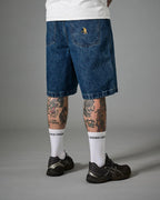 Workers Club Classic Jean Short R46 - Washed Dark Indigo by Pass-Port - view 2