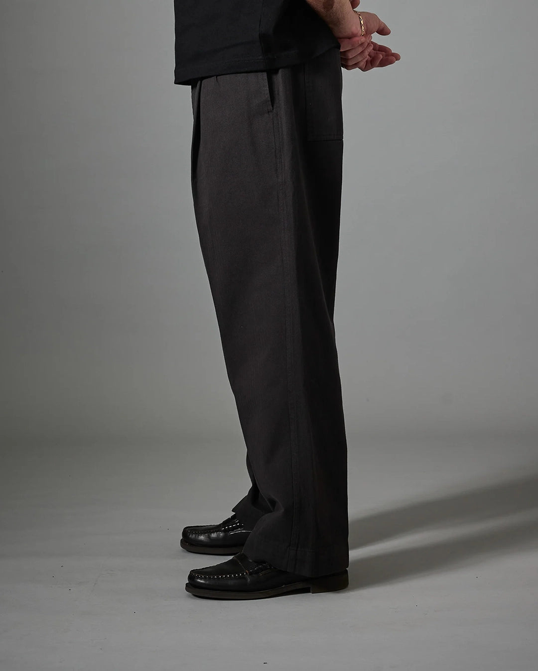 Herringbone Leagues Club Pant - Vintage Black