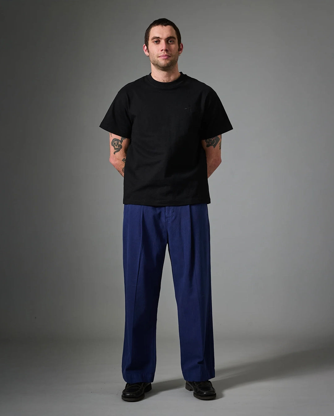 Herringbone Leagues Club Pant - Navy