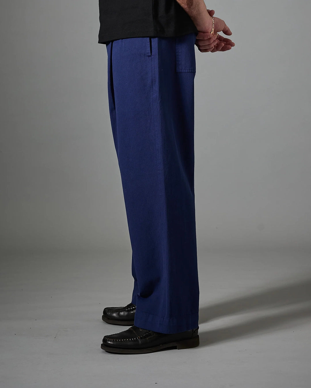 Herringbone Leagues Club Pant - Navy