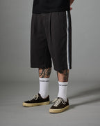 Herringbone Leagues Club Stripe Short - Vintage Black by Pass-Port