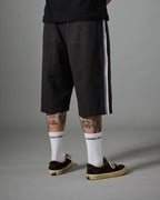 Herringbone Leagues Club Stripe Short - Vintage Black by Pass-Port - view 2