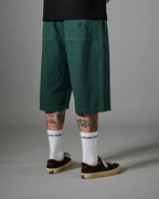 Herringbone Leagues Club Short - Hunter Green by Pass-Port - view 2
