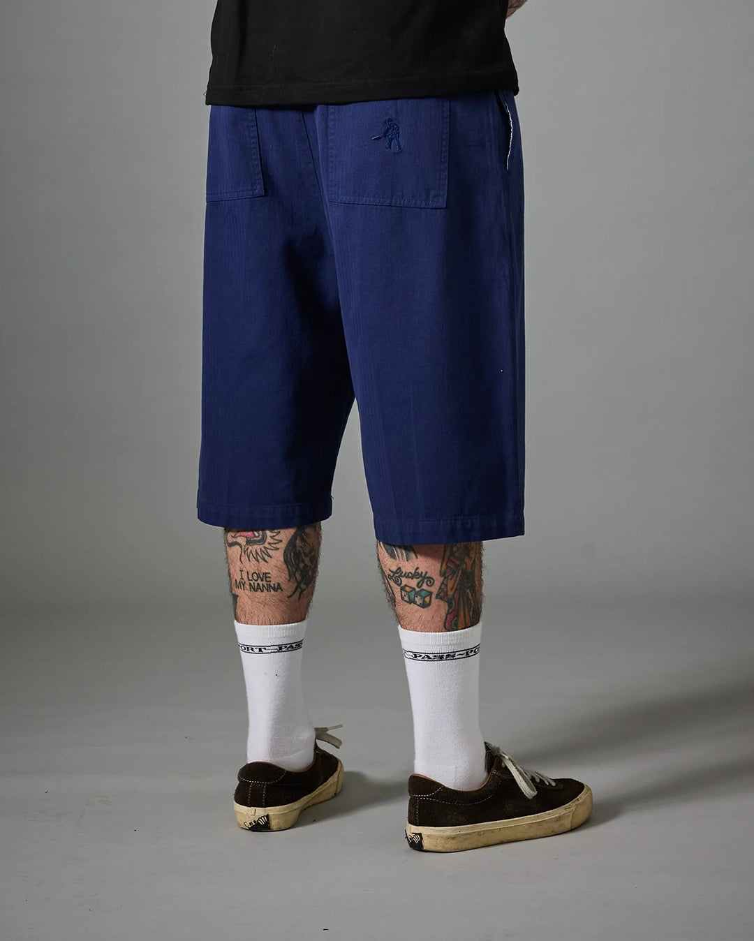 Herringbone Leagues Club Short - Navy