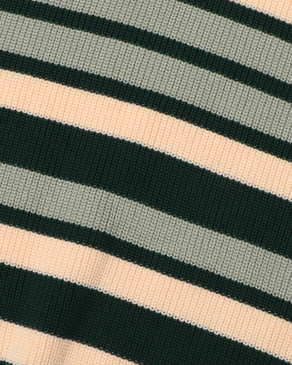Striped Organic Knit Sweater - Dark Jade by Pass-Port - view 5
