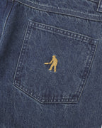 Workers Club Classic Jean Short R46 - Washed Dark Indigo by Pass-Port - view 6