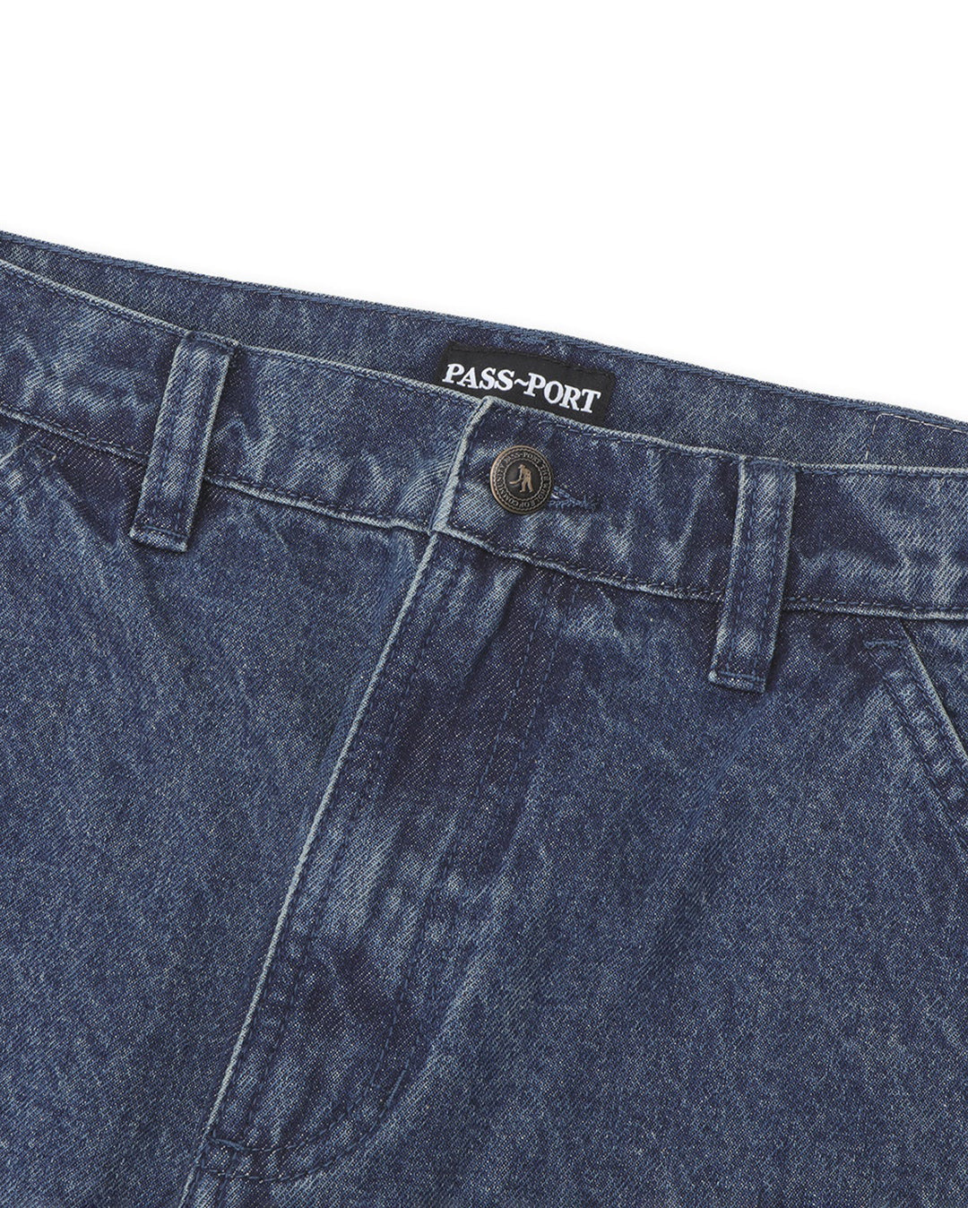 Workers Club Classic Jean Shorts - Washed Dark Indigo