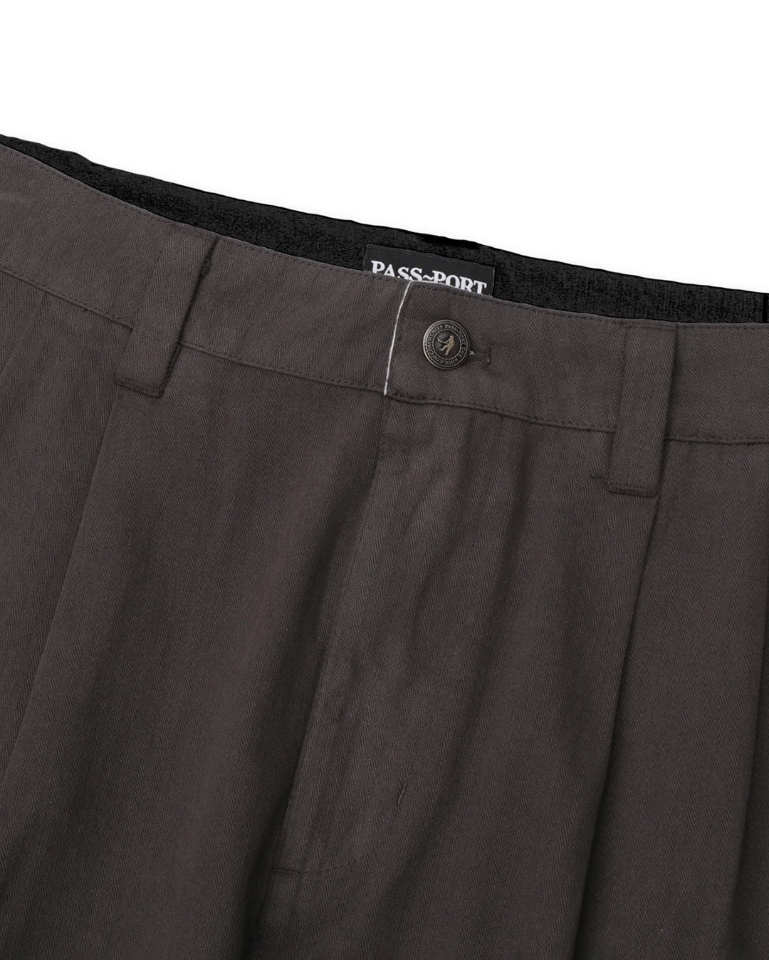 Herringbone Leagues Club Stripe Short - Dark Brown