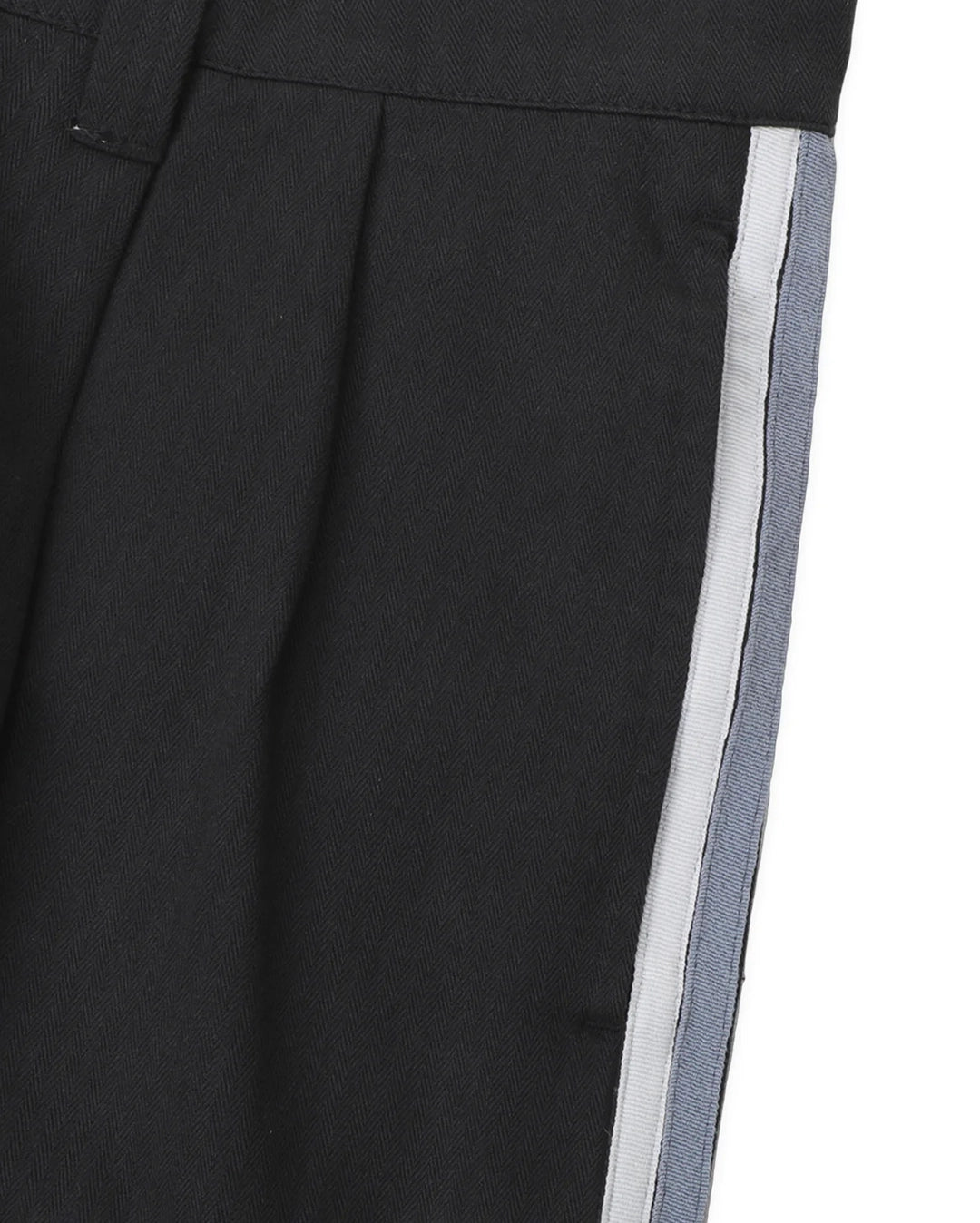 Herringbone Leagues Club Stripe Short - Vintage Black