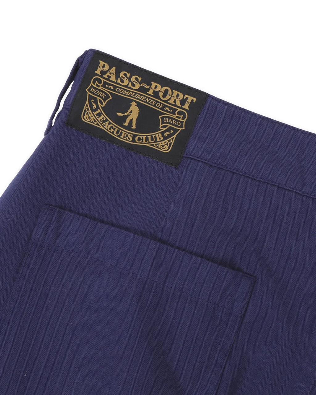 Herringbone Leagues Club Pant - Navy