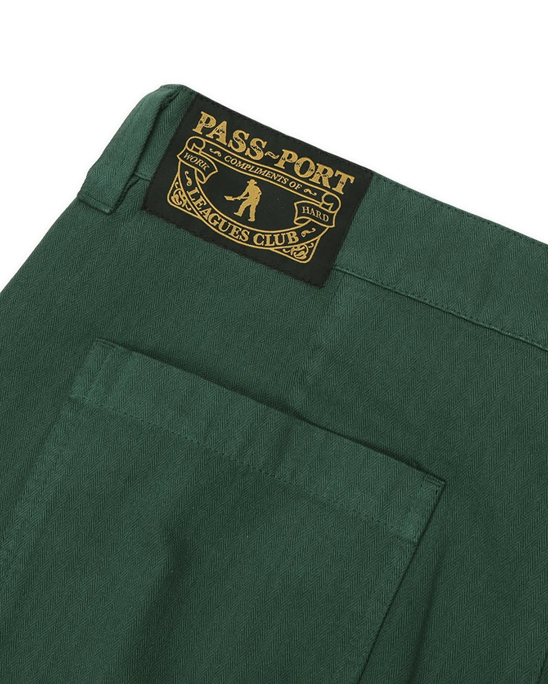Herringbone Leagues Club Short - Hunter Green