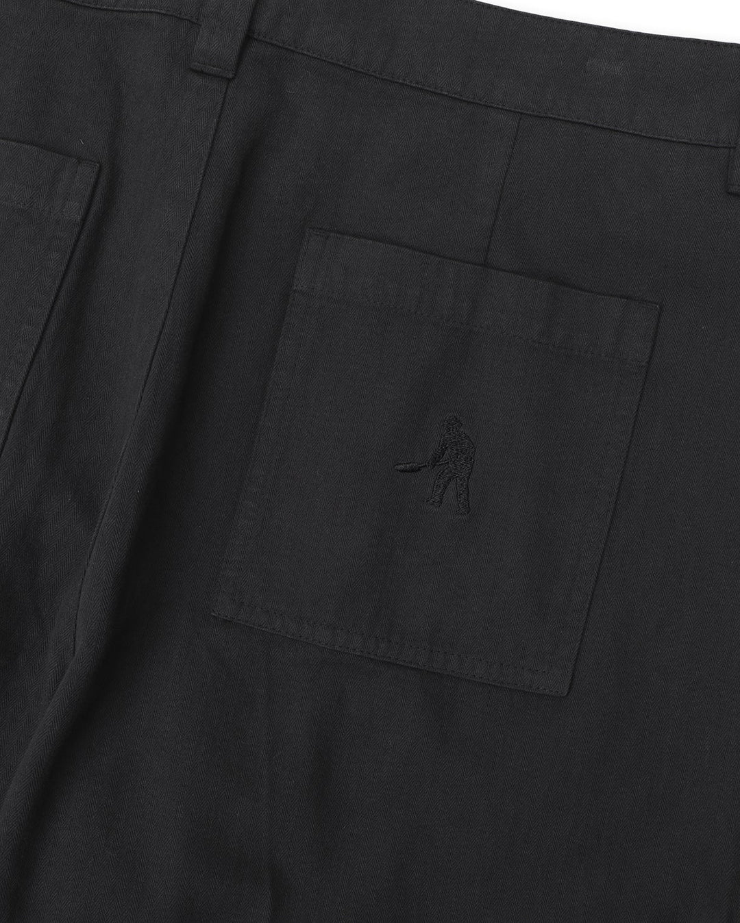 Herringbone Leagues Club Short - Vintage Black