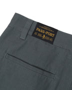 Ripstop Double Knee Diggers Club Short - Steel Blue by Pass-Port - view 2