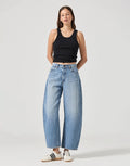 Gigi Barrel Denim Jeans by Rollas