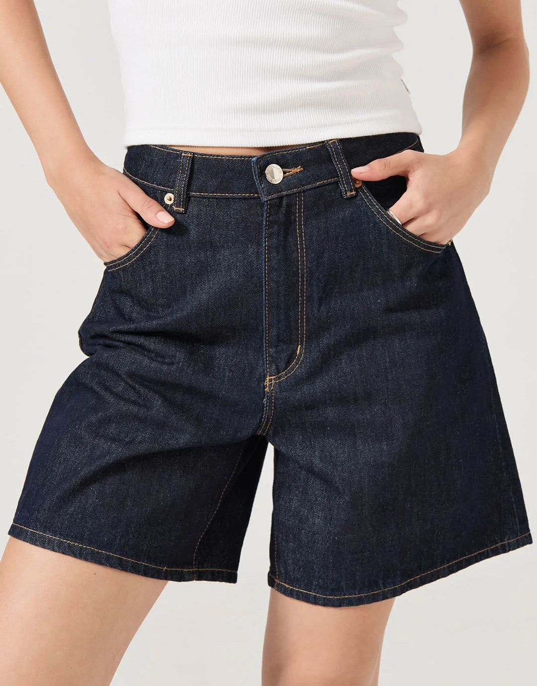 Super MIrage Denim Shorts - Rinse Denim