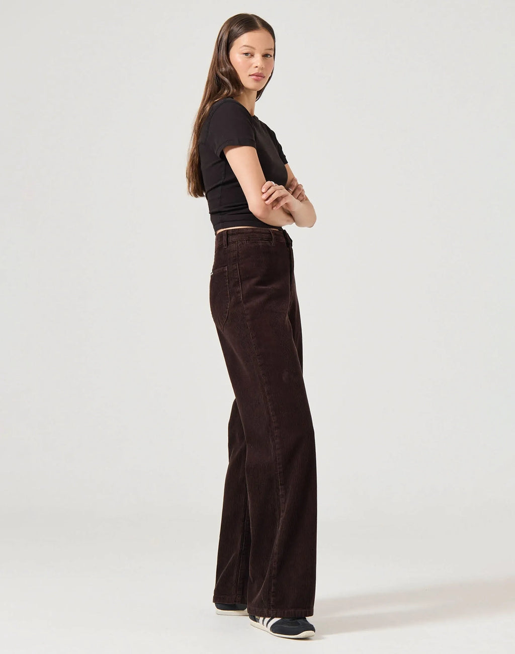 Sailor Long Cord Jeans - Chocolate
