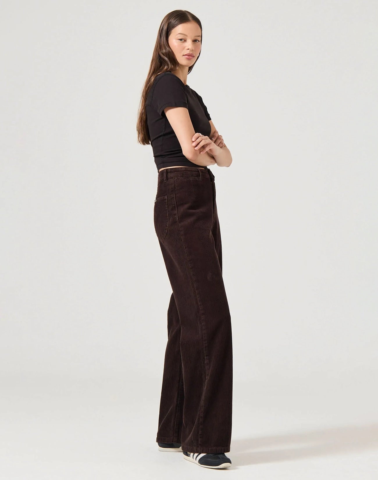 Sailor Long Cord Jeans - Chocolate