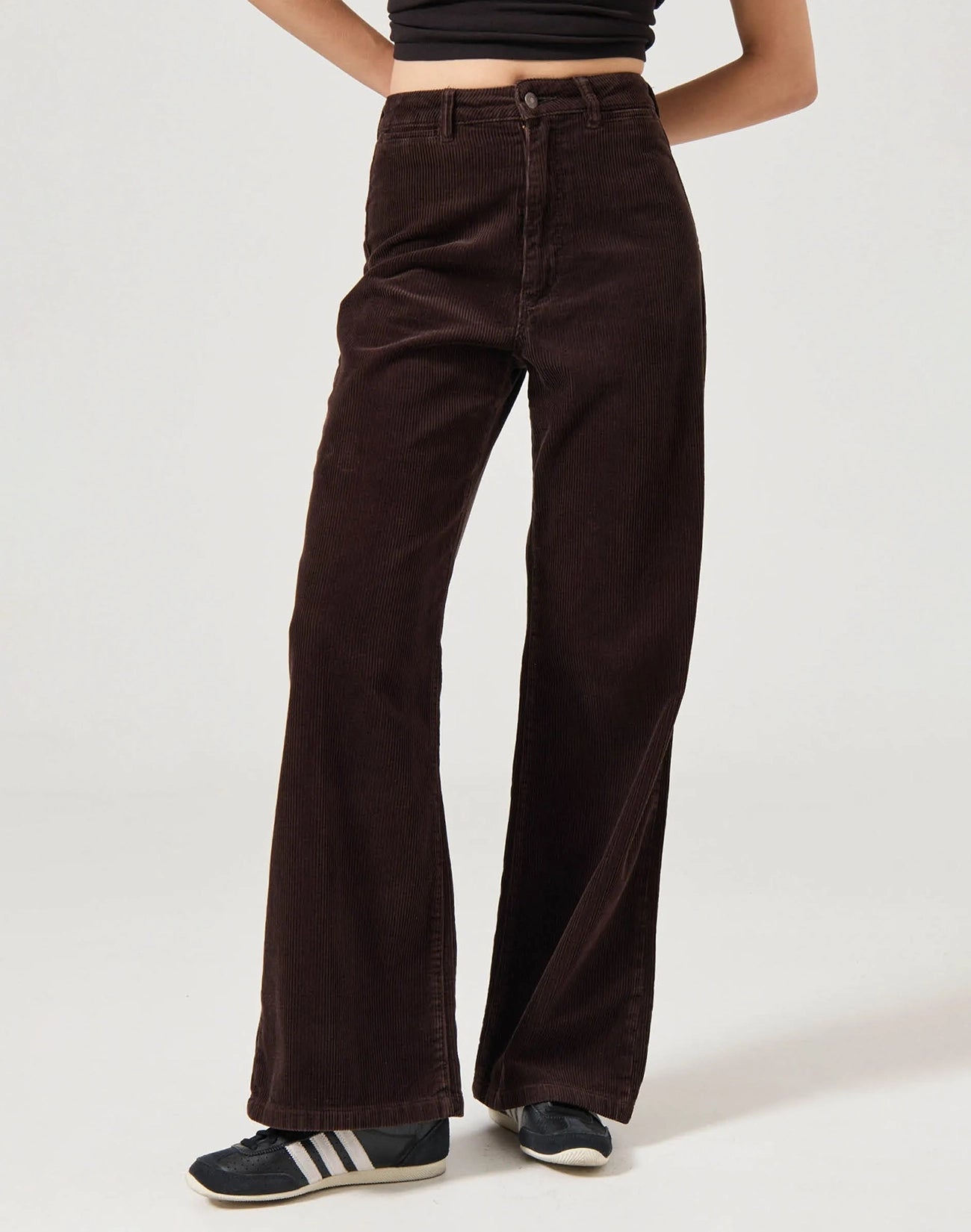 Sailor Long Cord Jeans - Chocolate