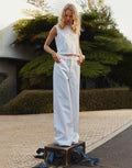 Sailor Long Relaxed Denim Jeans by Rollas