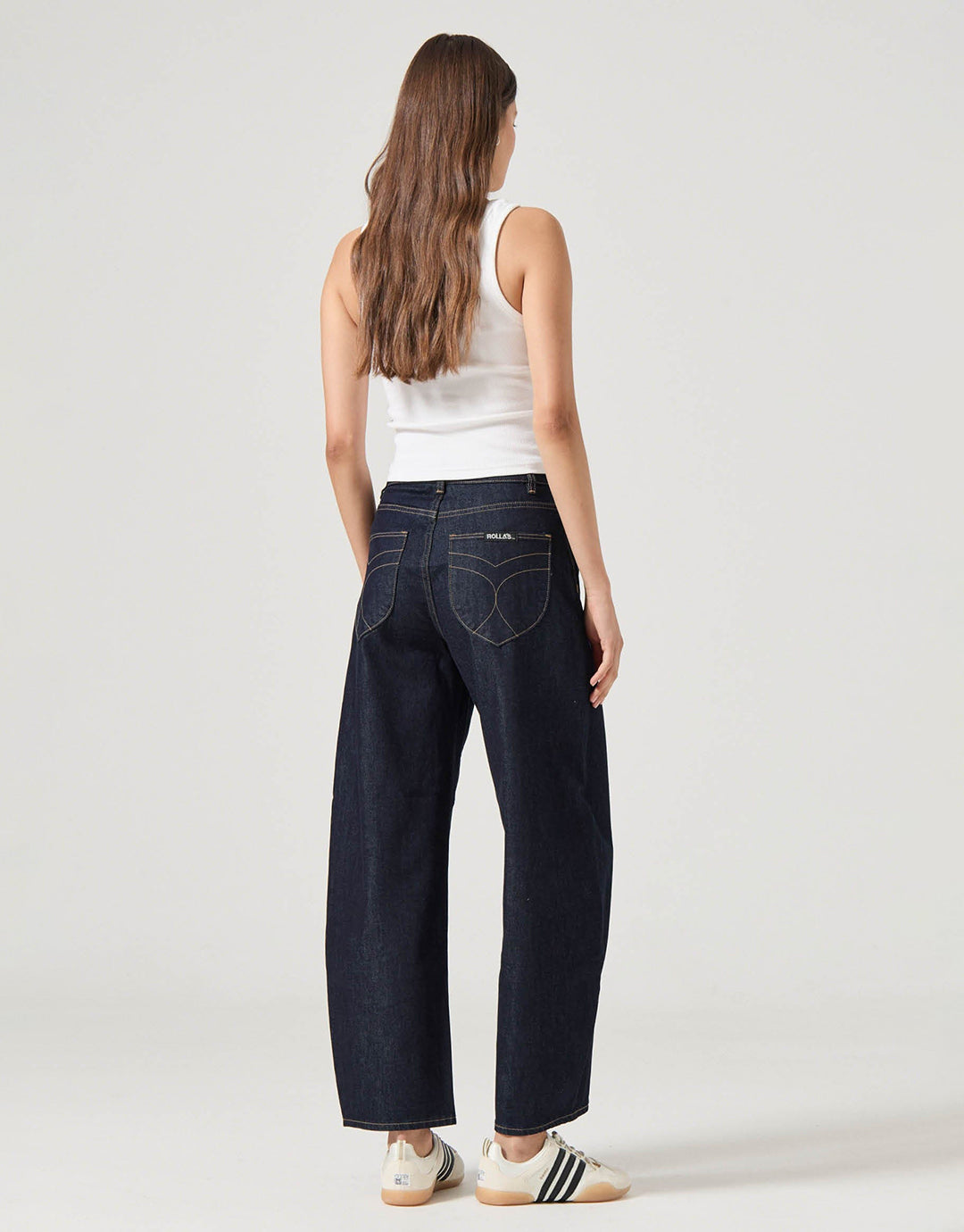 Gigi Barrel Denim Jeans - Rinse Denim