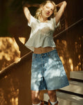 Super Mirage Denim Shorts - Lennon Blue by Rollas
