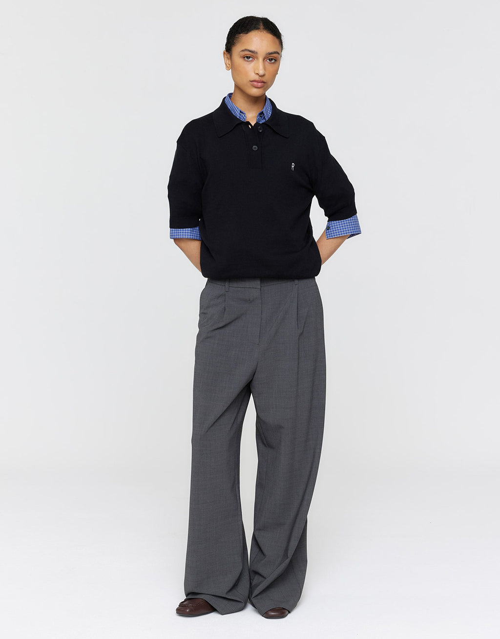 Serge Pants - Charcoal by Ricochet - view 2