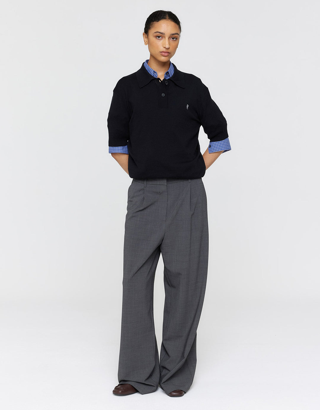 Serge Pants - Charcoal by Ricochet - view 2