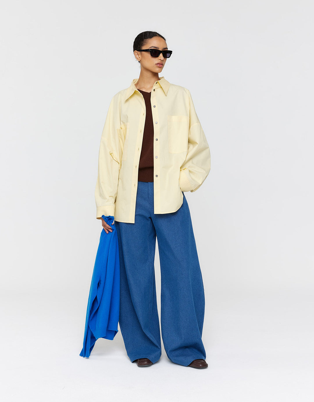 Amina Jumper - Brown by Ricochet - view 11