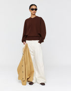 Amina Jumper - Brown by Ricochet - view 3