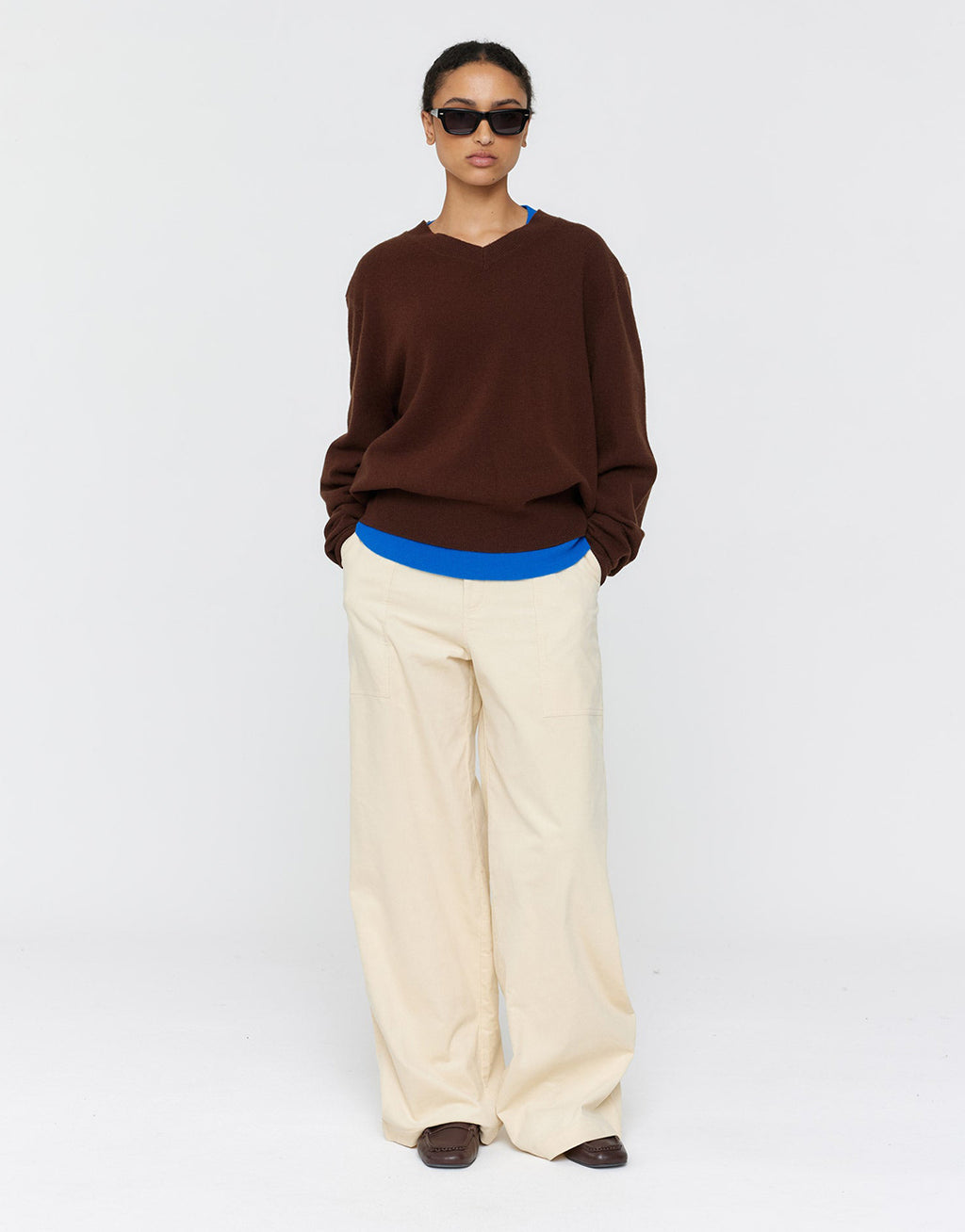 Amina Jumper - Brown by Ricochet - view 7