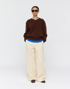 Amina Jumper - Brown by Ricochet - view 8