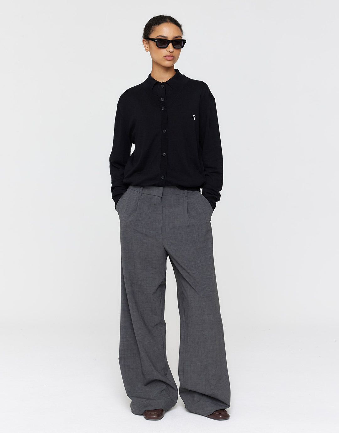 Serge Pants - Charcoal by Ricochet - view 4