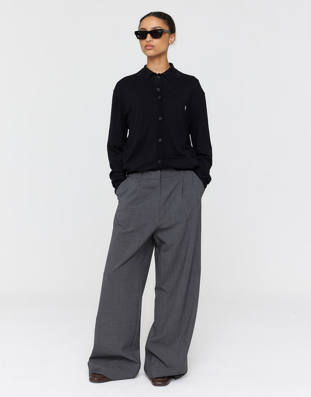 Serge Pants - Charcoal by Ricochet - view 5