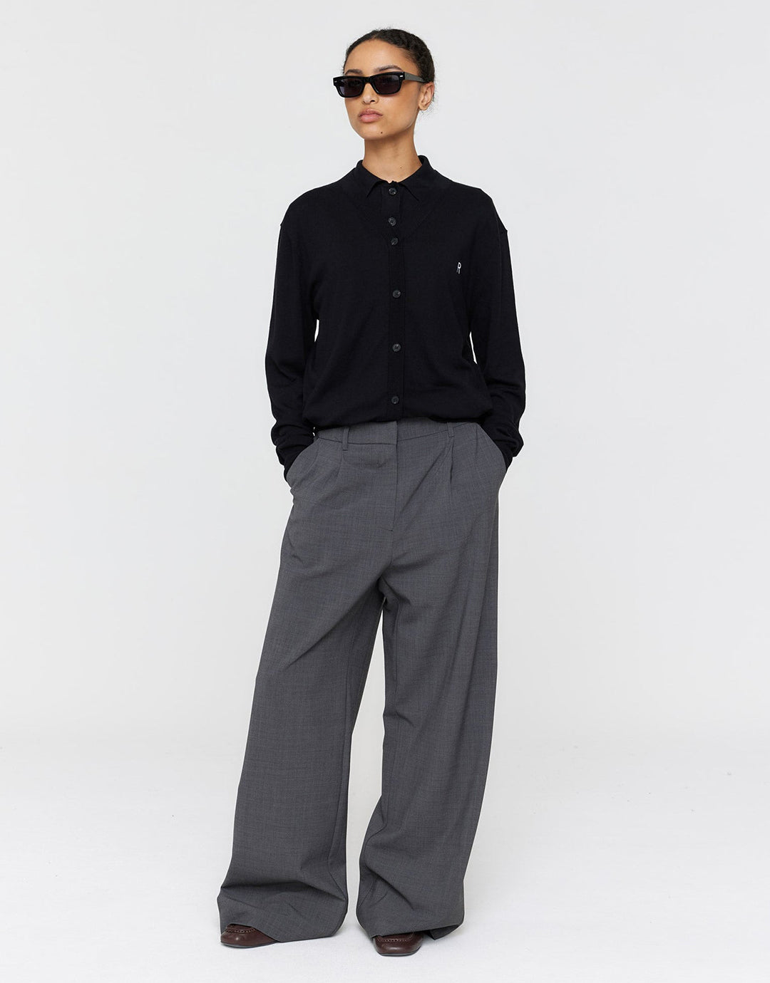 Serge Pants - Charcoal by Ricochet - view 5