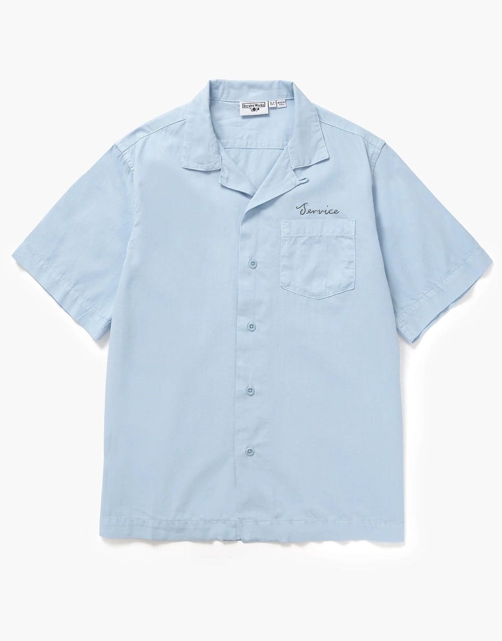 Script Resort Shirt - Powder