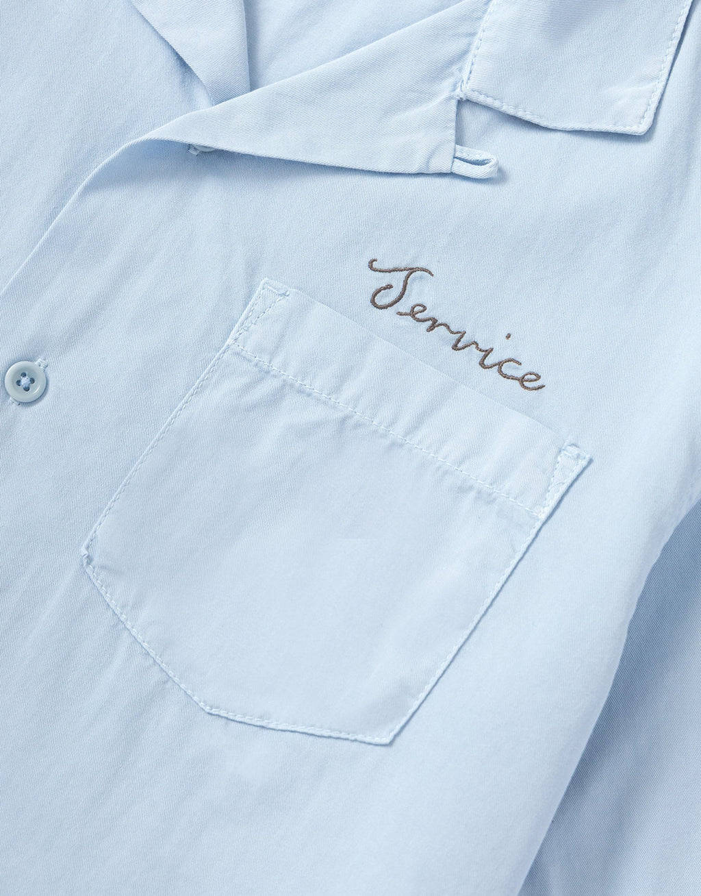 Script Resort Shirt - Powder