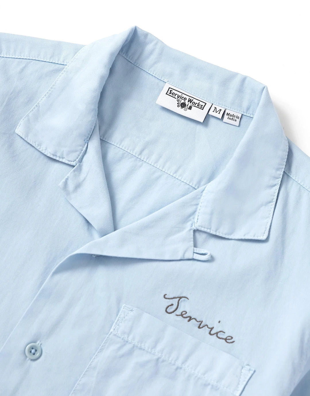 Script Resort Shirt - Powder